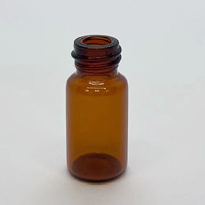 제약 USP 유형 I 호박색 유리 나사 캡 바이알 3ml