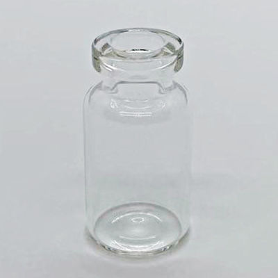 고무 마개 알루미늄 모자를 가진 2ml 명확한 백신 약제 유리제 작은 유리병