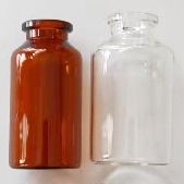 붕규산 유리 액체 호박색 갈색 20 Ml 유리 섬광 바이알