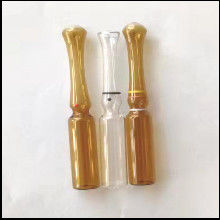 빈 호박색 유리제 앰플 10ml 20ml 밀봉 가능한 약용 유리병