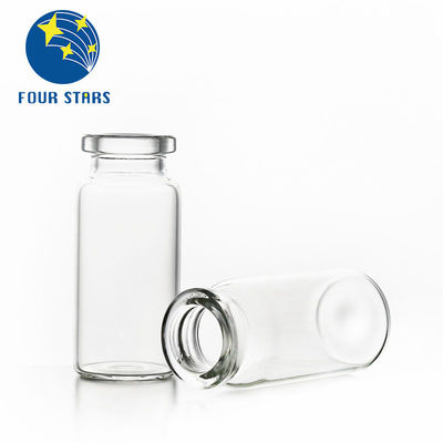 투명한 둥근 관 유리제 약병 시험관 약병 2ml-50ml