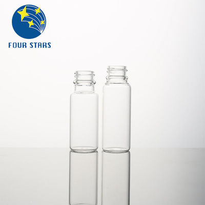 명확한 호박색 약제 30ml 유리제 작은 유리병 플라스틱 모자를 가진 작은 나사 목 작은 유리병