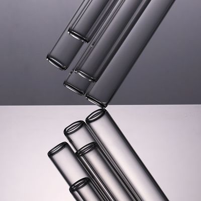 산성 알칼리 저항하는 명확한 둥근 유리관 벽 간격 0.5-1.6mm