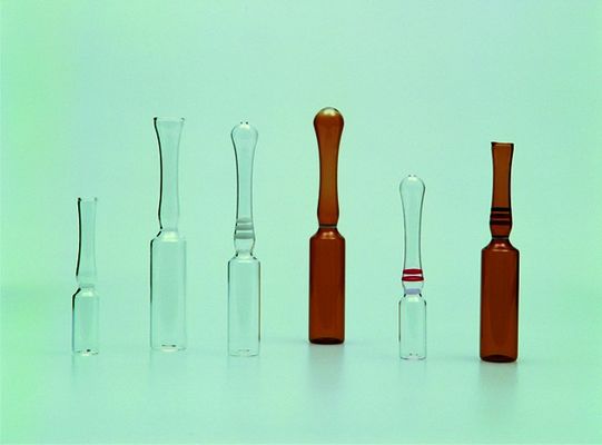 Pet 주입 40 밀리람베르트 비어 있는 앰플 병 호박